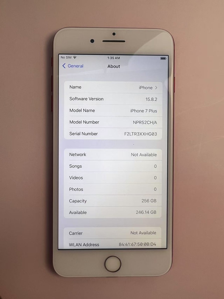 Apple iphone 7 plus 32/128/256GB multi color/memory sealed