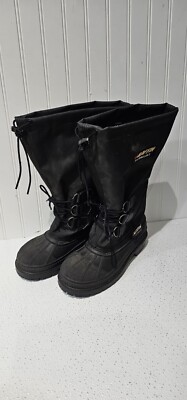 Baffin Technology Women's 7 Boots Black Winter Snow Rubber Shoes STEEL TOE Work