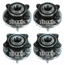 Front and Rear Wheel Bearing & Hub Assembly Kit Timken For Freestyle Montego AWD