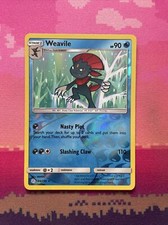 Pokemon Card Weavile Cosmic Eclipse Reverse Holo Rare 44/236 NM