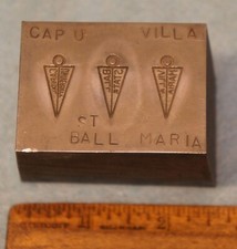 BALL STATE Capital University VILLA MARIA Mini Pennant Charm STAMPING DIE CG997