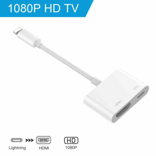 8 Pin Daten auf HDMI Digital AV Kabel Adapter für iPhone, iPad und iPod Modelle - Bild 2 von 10