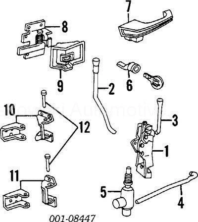 Bisagra de puerta C10 lado del pasajero derecho inferior Chevy C20 K20 K10 GMC Foto 3 de 4