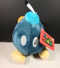 Super Mario Good Stuff Bomb Bob-omb Plush 6" Nintendo Stuffed Doll Figure Toy