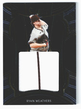 2021 Panini Select Ryan Weathers Rookie RC Jersey Jumbo Relic #RJS-RW Yankees
