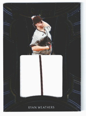 2021 Panini Select Ryan Weathers Rookie RC Jersey Jumbo Relic #RJS-RW Yankees