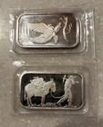 Silver Towne 1 Ounce Silver Bars Pack of 2 (sealed)