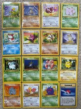 NUEVO 1999 1ª EDICIÓN CONJUNTO DE 16 CARTAS POKEMON JUNGLA ¡SIN TOCAR DE LA CAJA ORIGINAL!