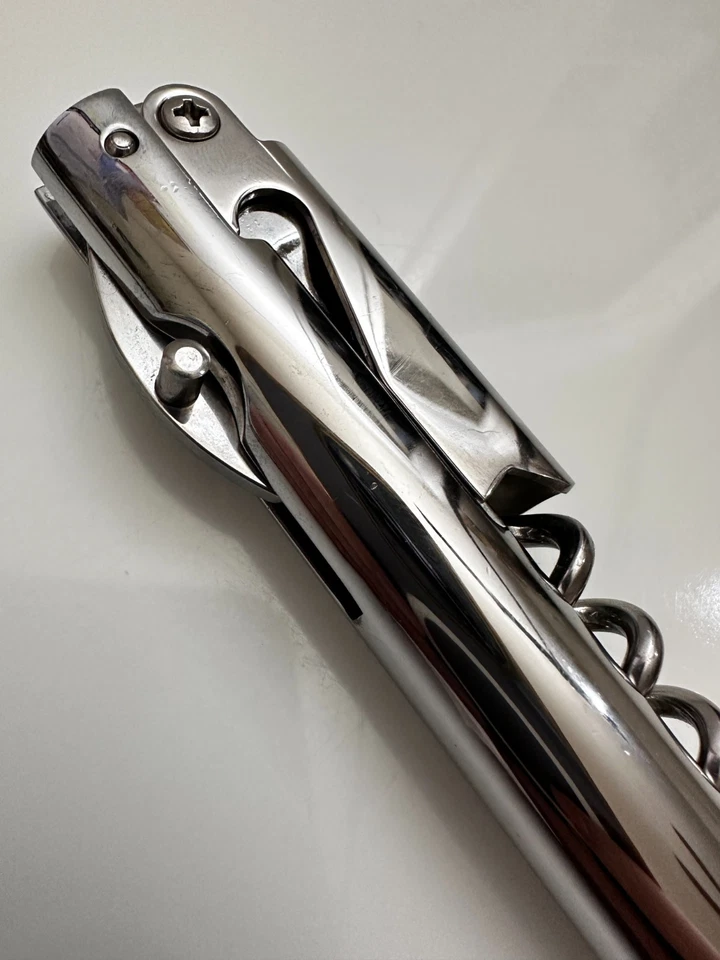 All-Clad Gourmet Hefty Heavy Duty Stainless Waiter's Corkscrew Wine Opener - Image 4 of 4