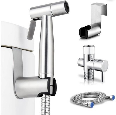 Bidet Sprayer for Toilet Handheld Sprayer Kit Cloth Diaper Sprayer Set Stainless
