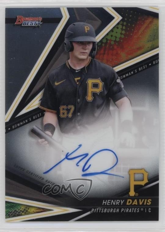 2022 Bowman's Best Best of 2022 Auto Henry Davis #B22-HD Auto 10h9