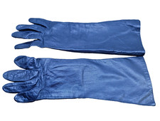 Vintage Millay Real Kid Leather Gloves Silk Lined West Germany WPL 9362