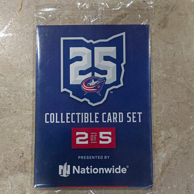 Upper Deck 2025-26 Columbus Blue Jackets Team Pack 2 25-Card Team Set