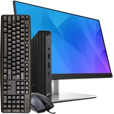 HP Windows 11 Pro Desktop i5 Computer Micro Up To 27