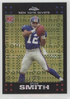 2007 Topps Chrome X-Fractor Steve Smith #TC211 Rookie RC c7w