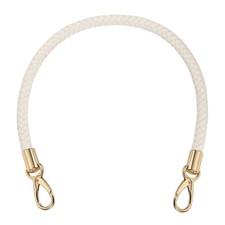 1 Pcs Braided Purse Strap, 21.6 Inch for Handbag Tote Making  Beige White 