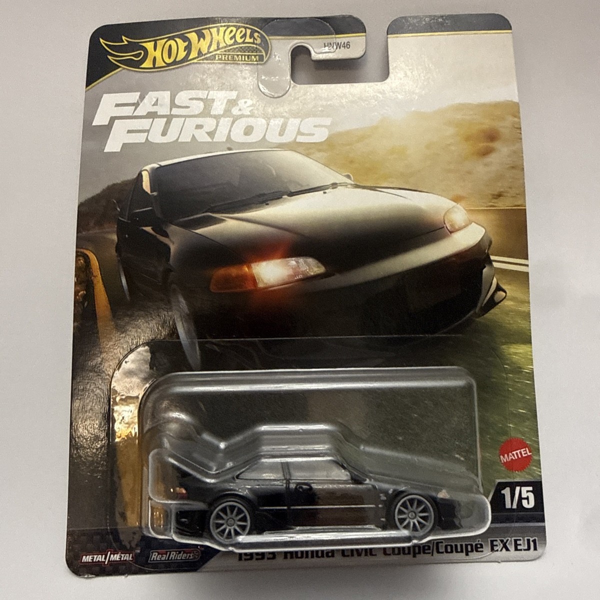 2025 HOT WHEELS FAST AND FURIOUS 1993 '93 HONDA CIVIC COUPE EX EJ1