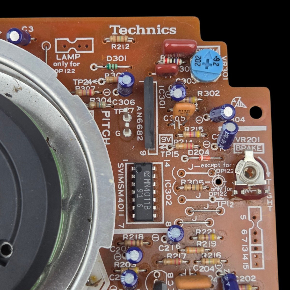 Technics SL-1200MK2 Main Motor Circuit Board PARTS ONLY