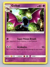 Golbat #55 Prices | Pokemon Sun & Moon | Pokemon Cards Golbat #55 Prices | Pokemon Sun & Moon | Pokemon Cards