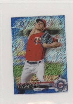 2017 Bowman Chrome Minis Prospects Blue Shimmer Refractor 42/150 Nick Burdi 0m8