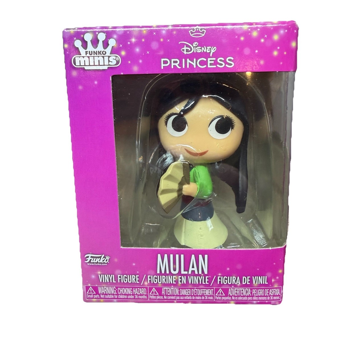 Funko Minis Disney Princess Figures Set x6 Cinderella Mulan Ariel