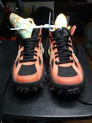 NIKE Off-White Air Terra Forma Mantra Orange/Clear/Black - Mn's 6.5 DQ1615-800 