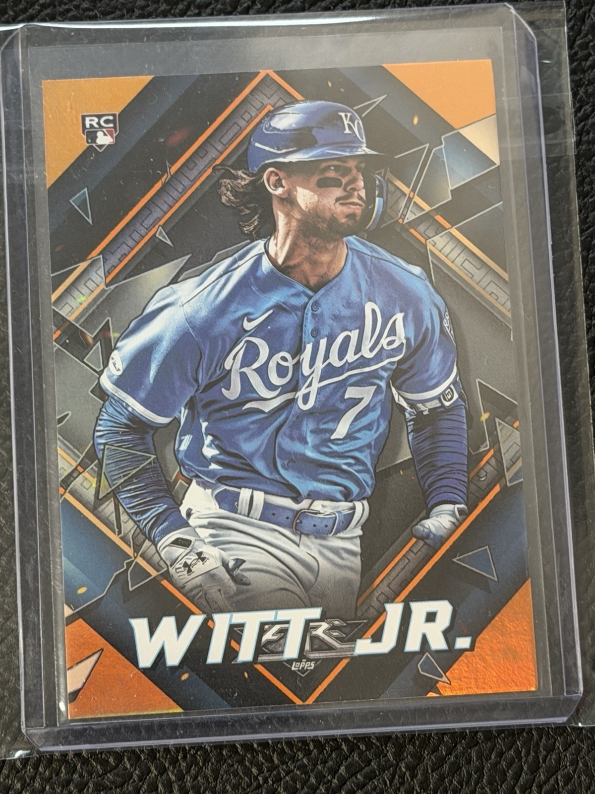 2022 Topps Fire Bobby Witt Jr. Kansas City Royals Orange /299 (RC) #198