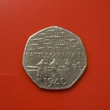 2015 - 75th Anniversary of the Battle of Britain-50P Fifty Pence