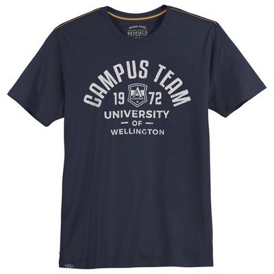 Redfield Übergrößen T-Shirt denimblau CAMPUS