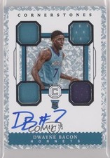2017-18 Panini Cornerstones Rookie Crystal 45/75 Dwayne Bacon #188 Auto w8t