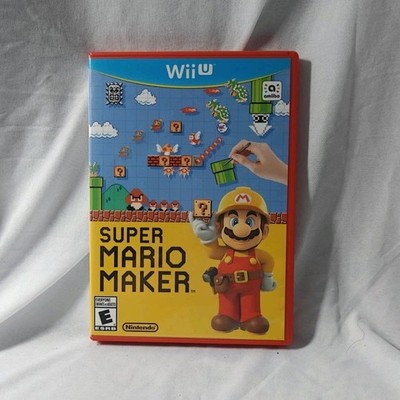 Nintendo Super Mario Maker (Wii U, 2015) w/ Manual NTSC-U/C E (Everyone)