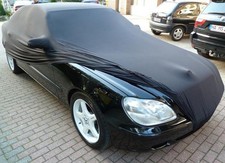 Vollgarage Car-Cover Schwarz mit Spiegeltaschen f&uuml;r Mercedes S-Klasse W220
