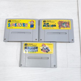 Nintendo Famicom Console & Super Famicom SFC Set with 8 games Authentic Japan