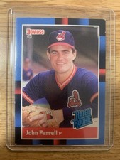 Donruss 1988 Rated Rookie John Farrell Cleveland Indians #42   LP- 