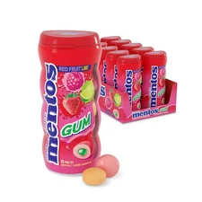 Mentos Red Fruit Lime Gum, 15 Pieces, 120 Per Case