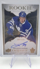 BRENDAN LEIPSIC RC AUTO 2016/17 Upper Deck Exquisite Rookie Signatures /225