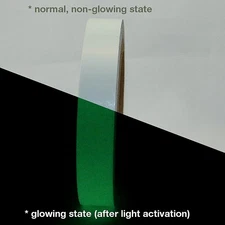 JVCC Glow in the Dark Tape [6 Hour] (GLW): 3/4 in. x 30 ft. (Luminescent Lime Gr