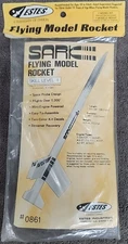 Estes Sark #0861 NOS. OOP Flying Model Rocket Kit Free Shipping!