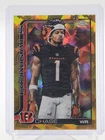 JA'MARR CHASE 2025 TOPPS CHROME SAPPHIRE GOLD /50 #58 CINCINNATI BENGALS Q7372