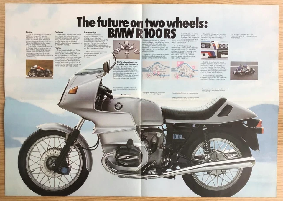 BMW Motorcycle Range Sales Brochure JAN 1977 Ref 711.20.04.20.1/77VM - Image 3 of 4