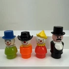 VTG 1970’s Fisher Price Little People Circus, Clowns And Ringmaster