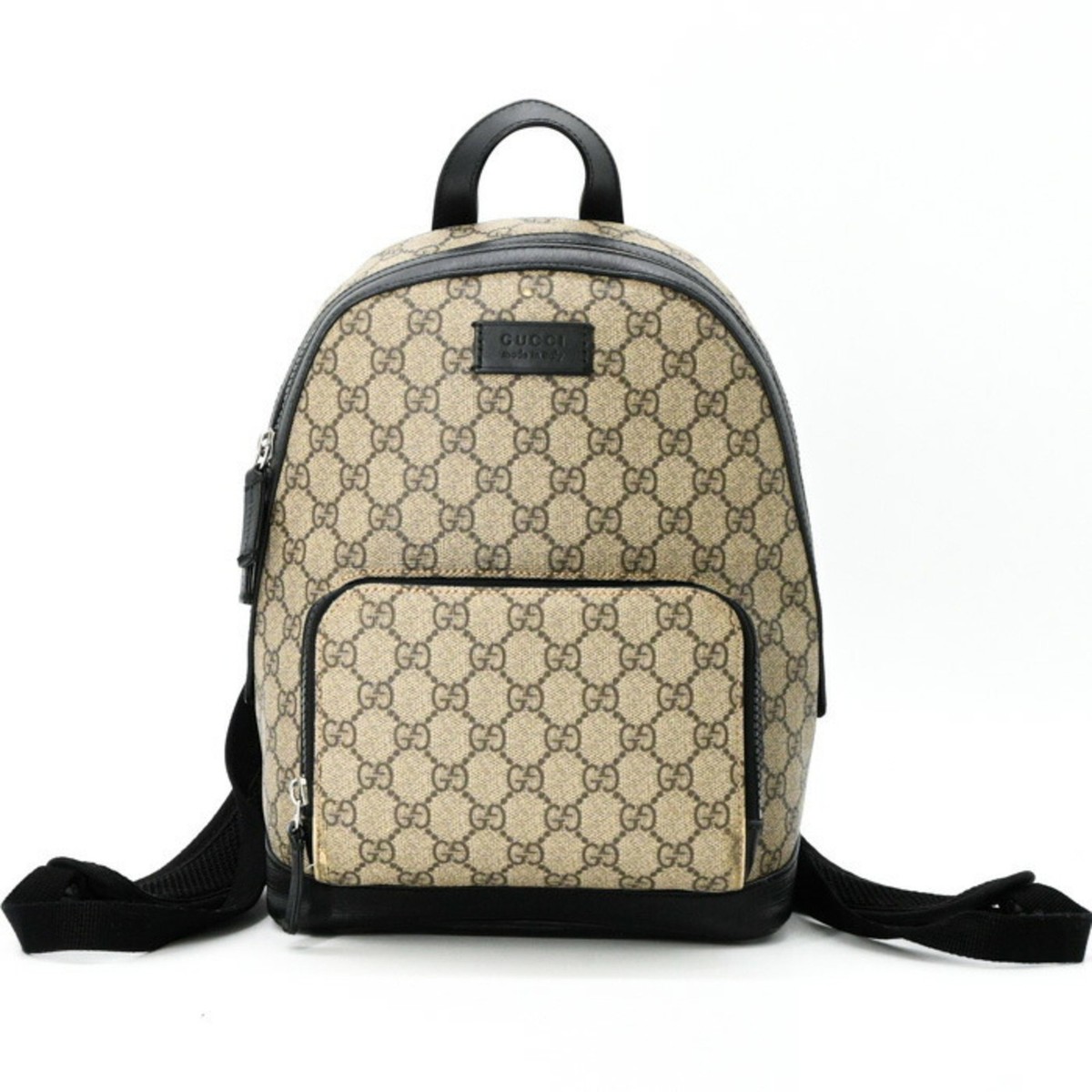 GUCCI GG Supreme Backpack Canvas and Leather 429020 GZl1era4 | eBay