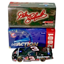 2001 Action 1/24 Dale Earnhardt #3 Goodwrench Service Plus Black Bank 2,508 Made