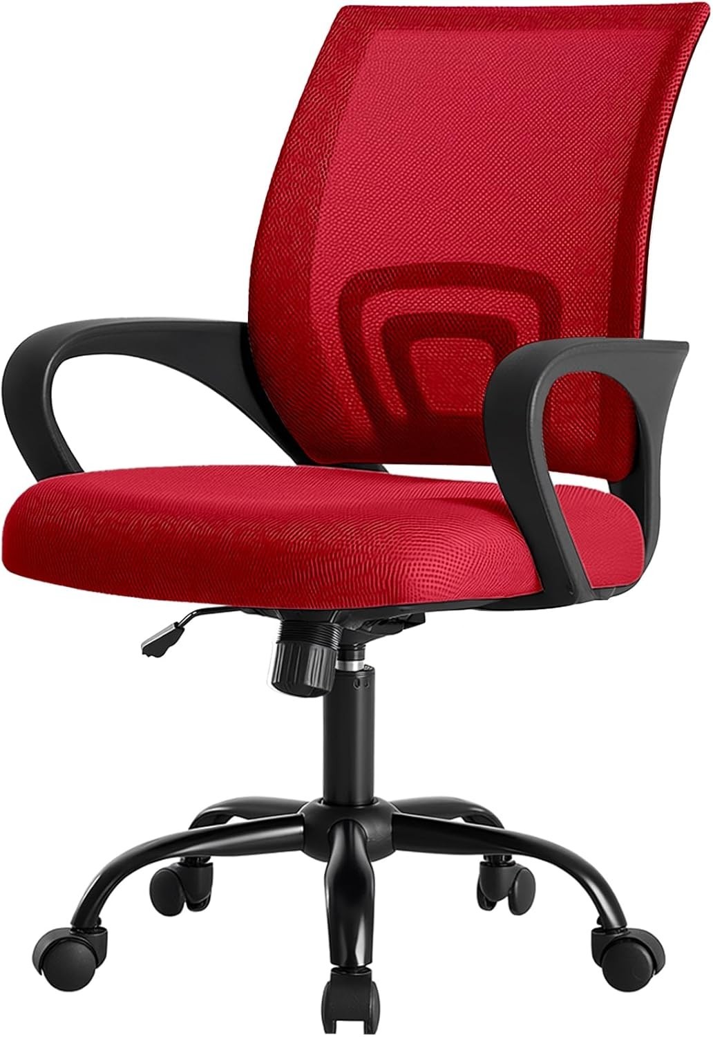 - Ergonomic Mid Back With Lumbar Support & Rocking Mode, 360&deg;
