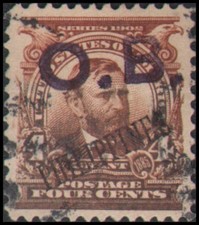Philippines #229 Used OB handstamp