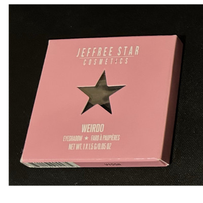 Jeffree Star Cosmetics Weirdo Single Pressed Powder Eyeshadow Black 0.05 oz