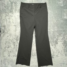 Ann Taylor Factory Signature Pants Women Black Bootcut Stretch Dress Trousers 12