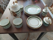 Italienisches Moccaservice 4 Personen , Pittoria Richard Ginori
