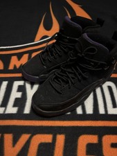 Nike Air Jordan 12 Retro Dark Concord Black 4Y Youth Kid Mid Sneakers