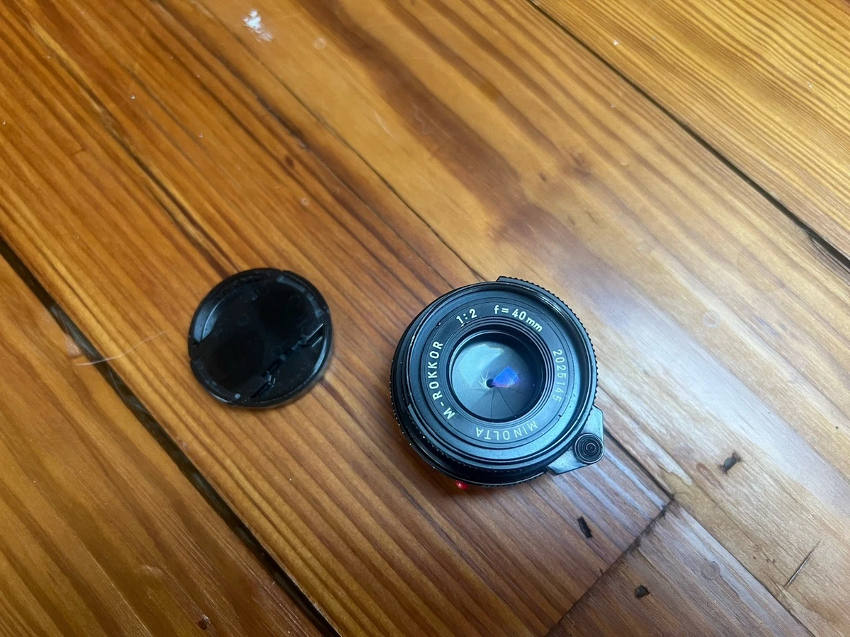 Minolta M Rokkor 40mm F2 for sale - eBay
